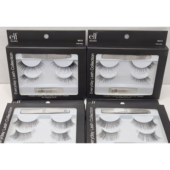 4 Pack ELF Cosmetics Everyday Lash Collection Kit NIB 86003 - Picture 2 of 4